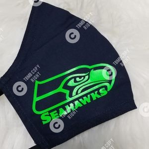 Seattle Seahawks Face Mask Child Size